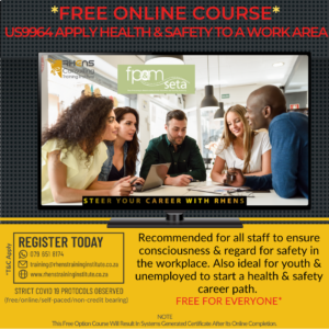 Apply Health & Safety To A Work Area (FREE)
